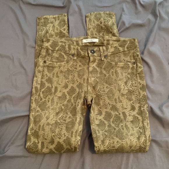 Rich & Skinny Python Print Skinny Jeans - Picture 3 of 9